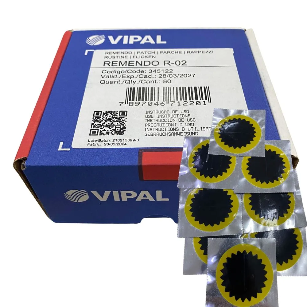 Remendo R02 Vipal Cx/80un
