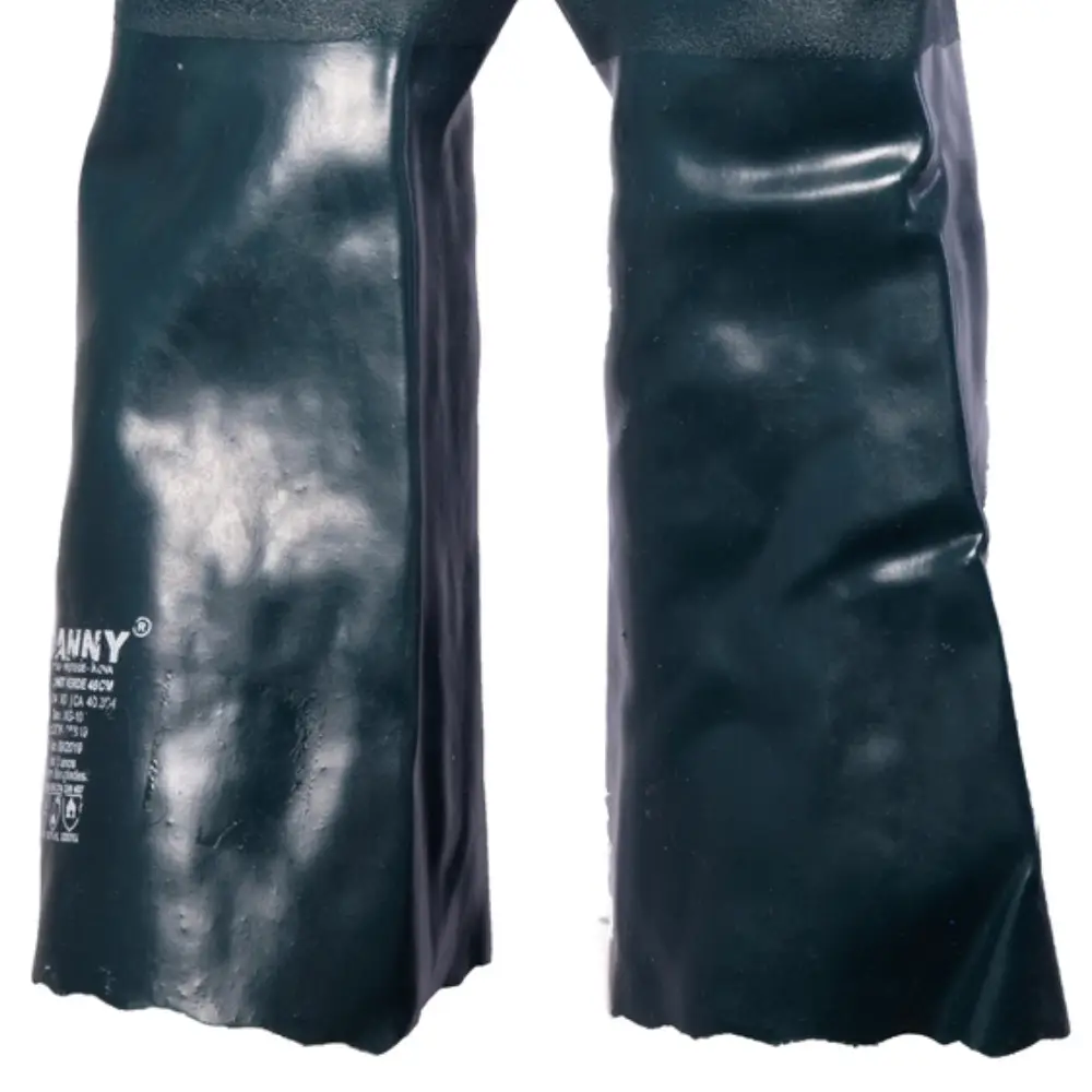 Luva Petronit Verde PVC Palma Aspera 35cm Danny