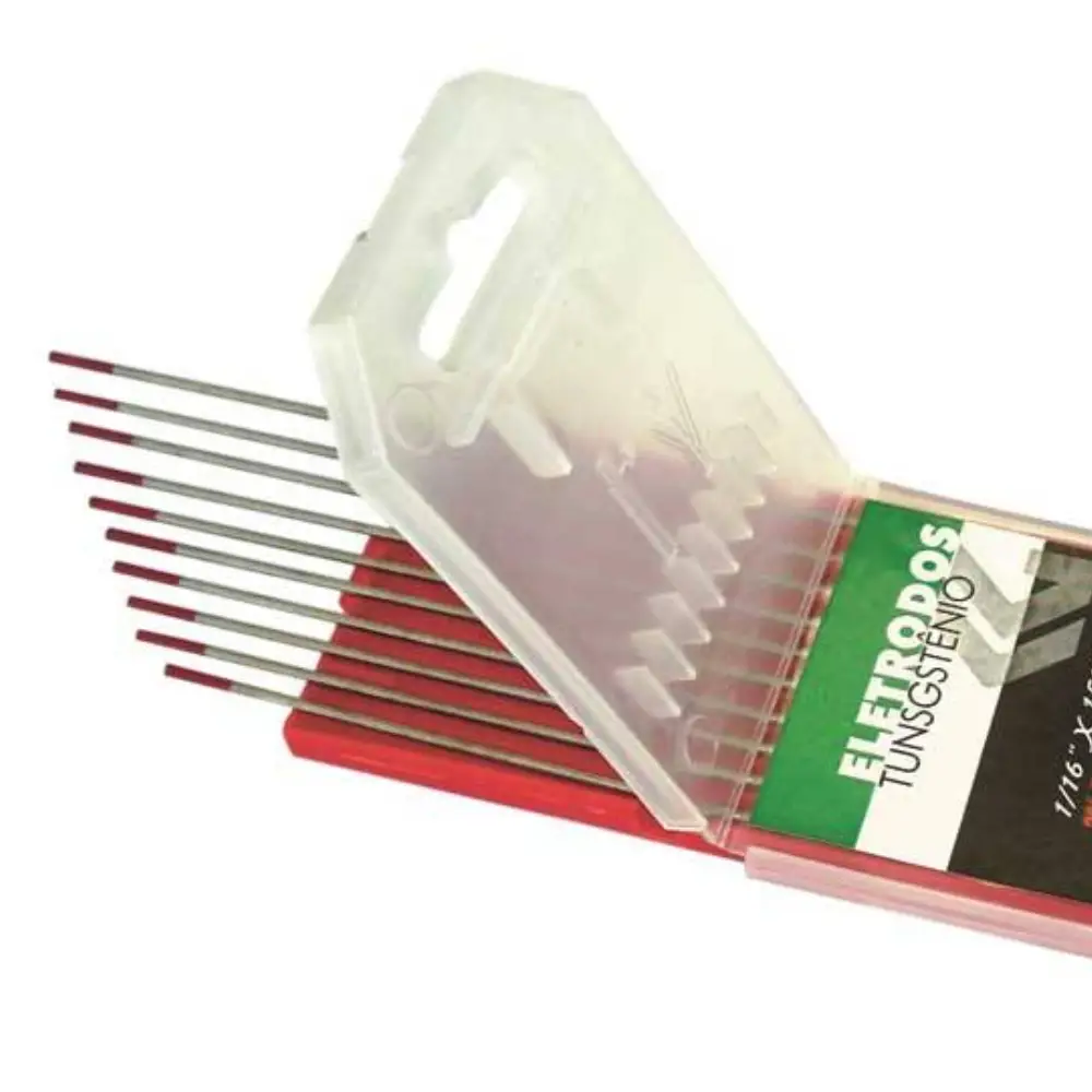 Eletrodo de Tungstênio 2.40mm com Tório Vermelho Carbografite