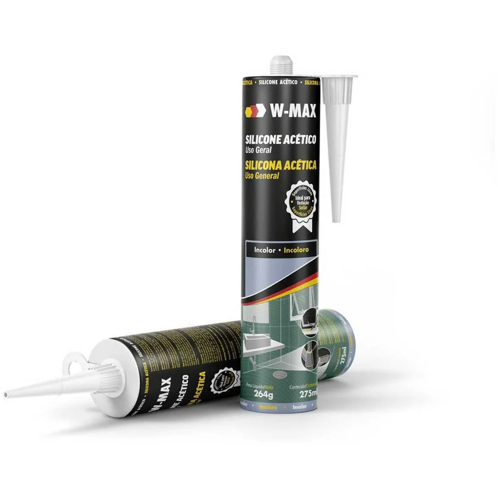 Silicone Acético Uso Geral Inc W-Max 275ml