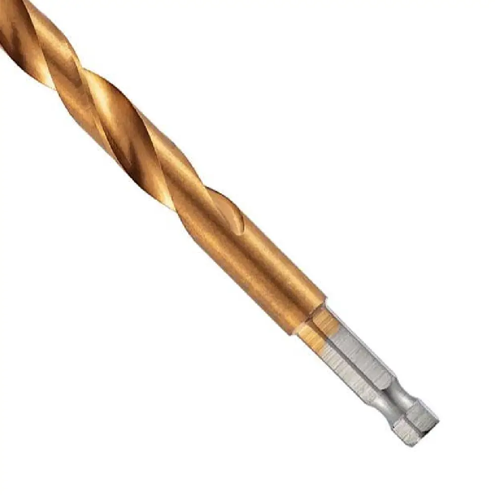 Broca de Aço Rápido Titânico 4mm 1/4 Haste Sextavada MTX