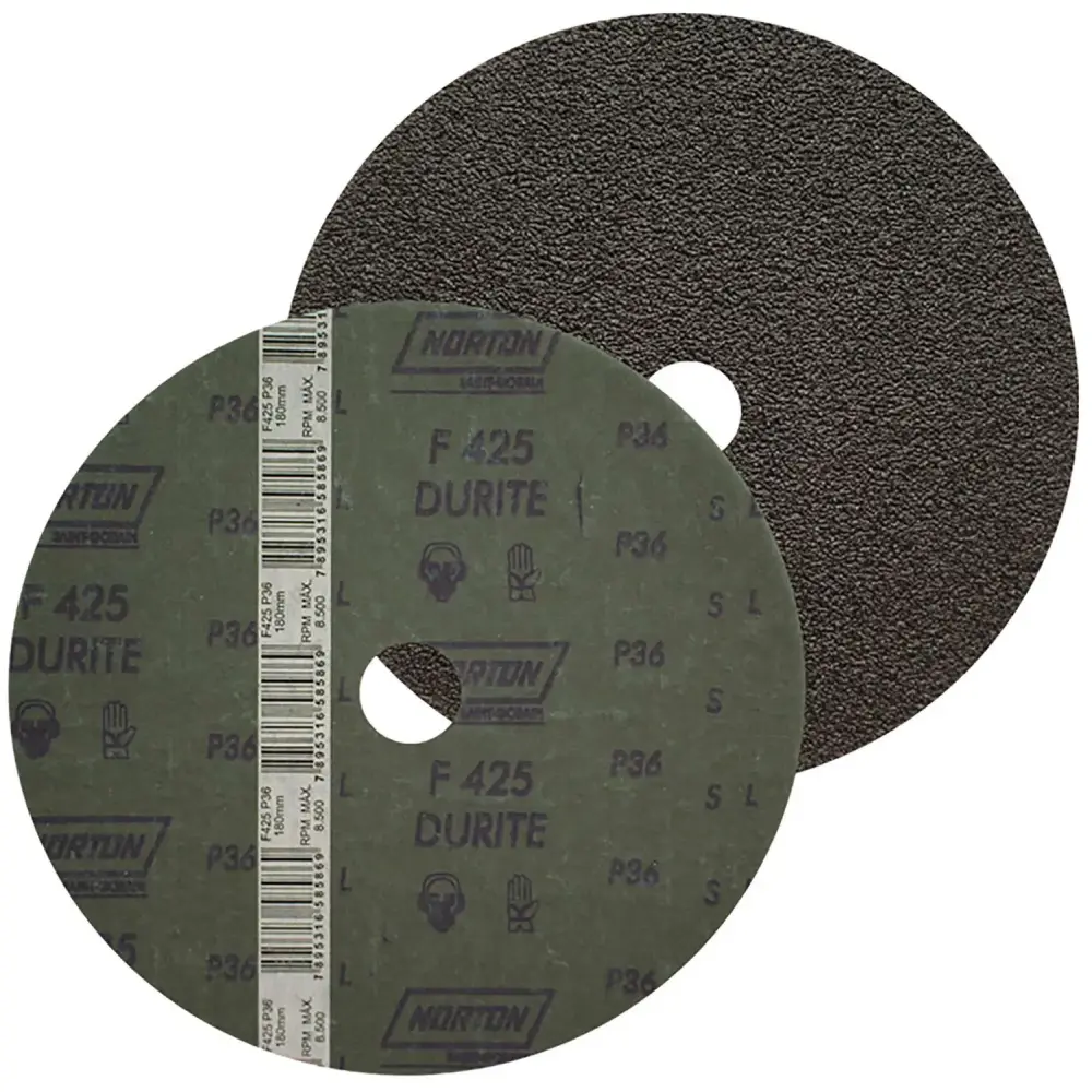 Disco Lixa Mármore Durite F425 180mm Grão 36 Norton