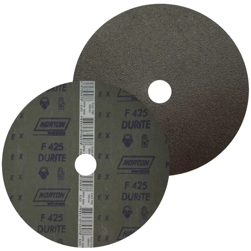 Disco Lixa Marmore Durite F425 180mm Grão 60 Norton