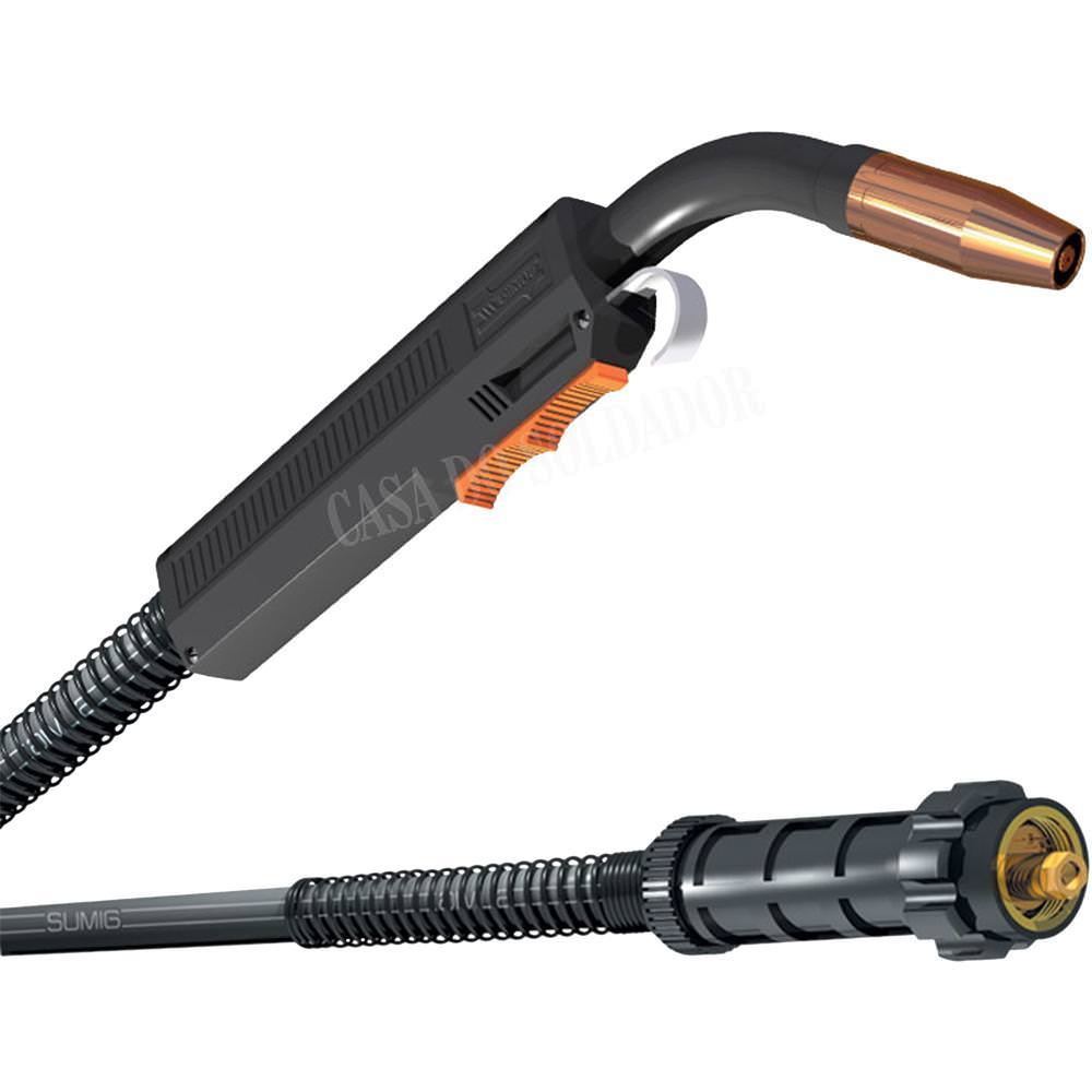 Tocha Mig/Mag Weld 315 3 Metros c/Euro Conector - Sumig
