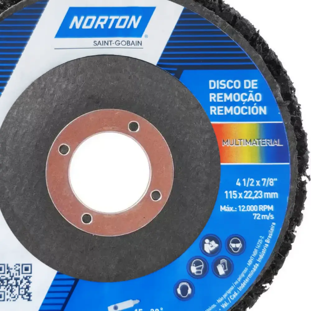 Disco para Remoção  Multimaterial 115 x 22,23mm Norton