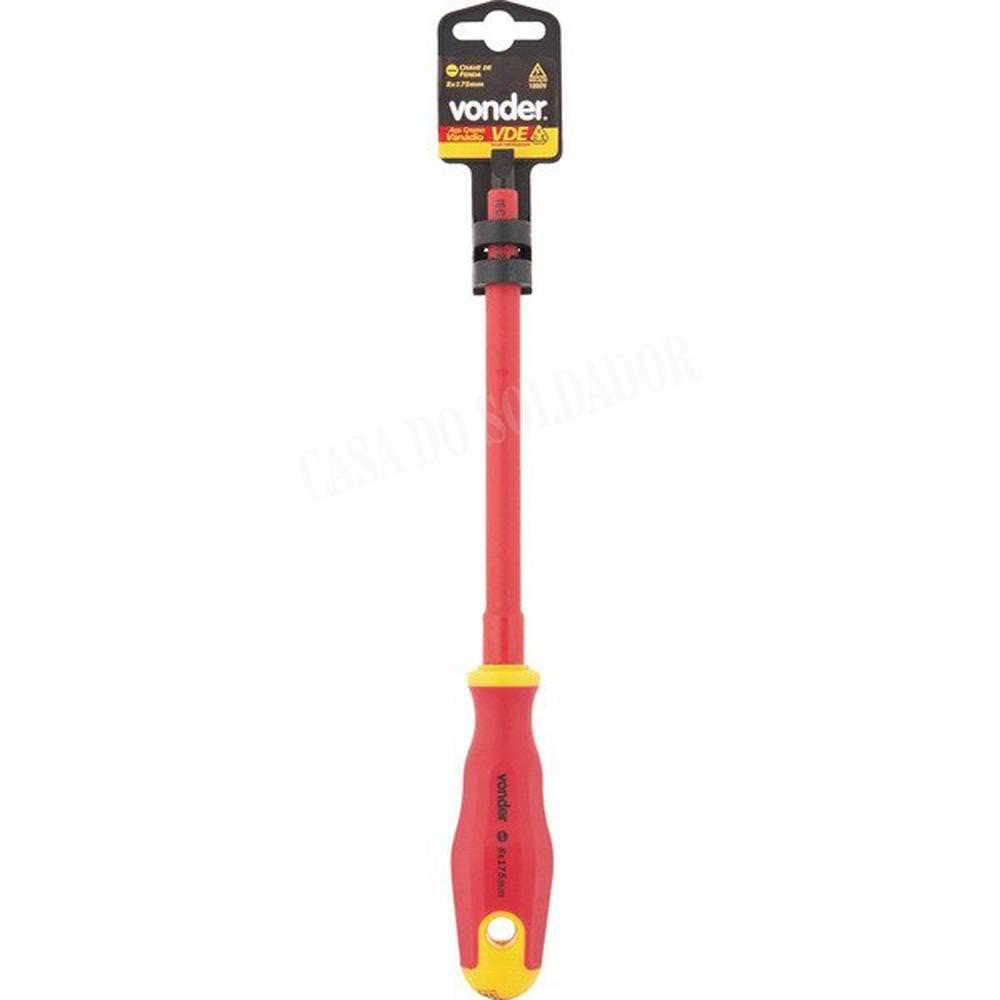 Chave de Fenda 8,0mmx17,5mm VDE - Vonder