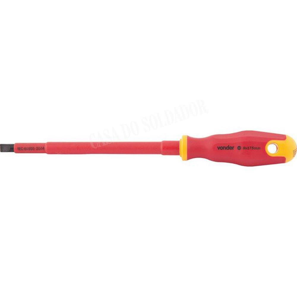 Chave de Fenda 8,0mmx17,5mm VDE - Vonder