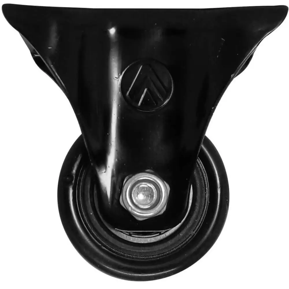 Rodízio de PVC preto 6 pol Fixo A09460-F Ajax