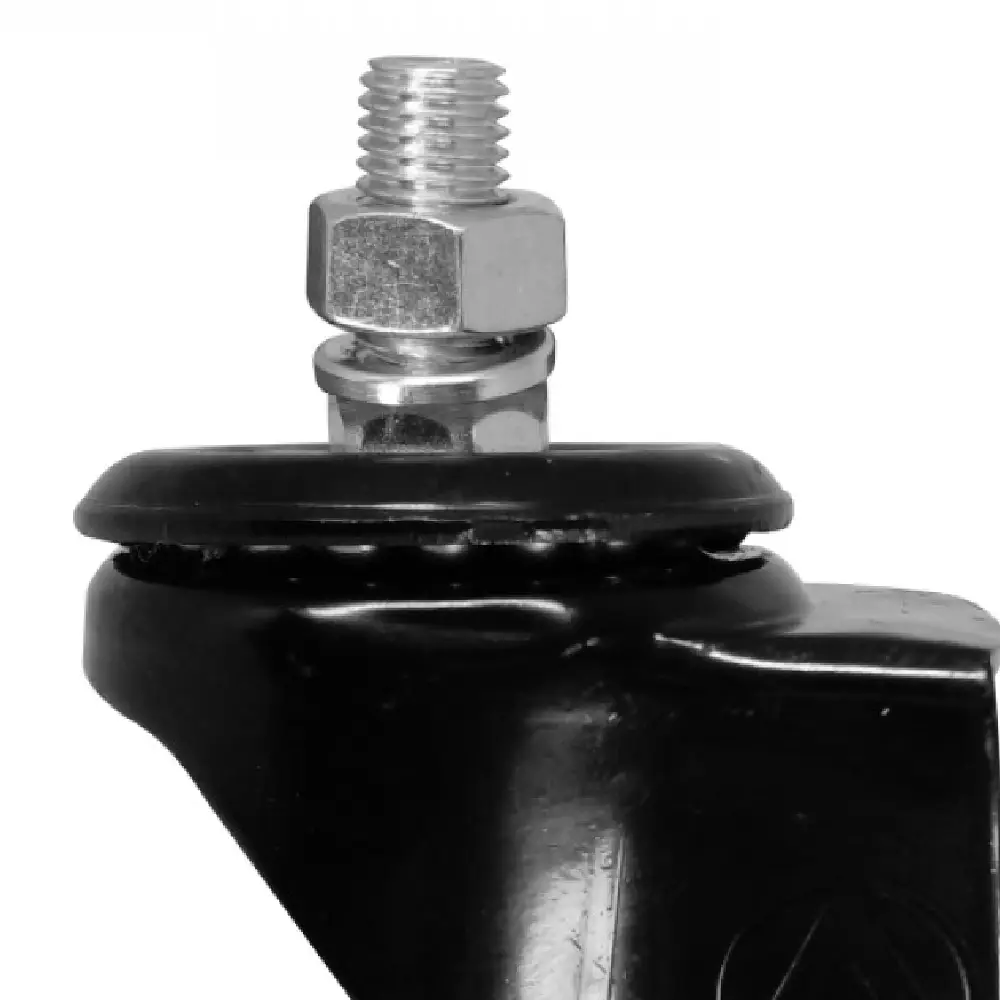 Rodízio de PVC 3 pol Giratório com Rosca A09430-GR Ajax