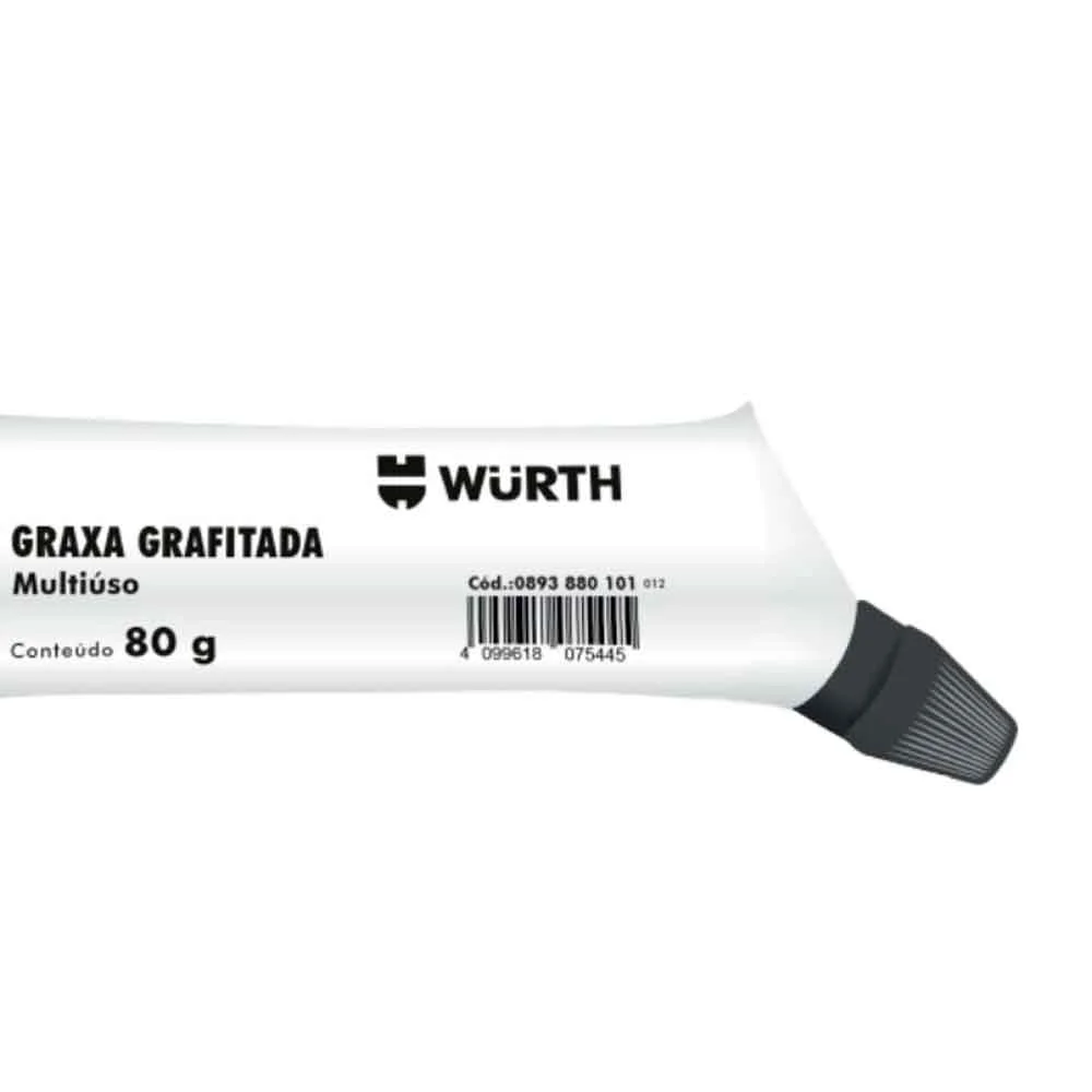 Bisnaga Graxa Grafitada 80g Wurth