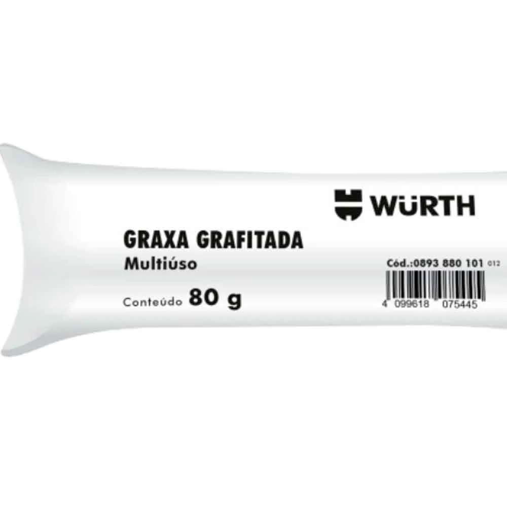 Bisnaga Graxa Grafitada 80g Wurth