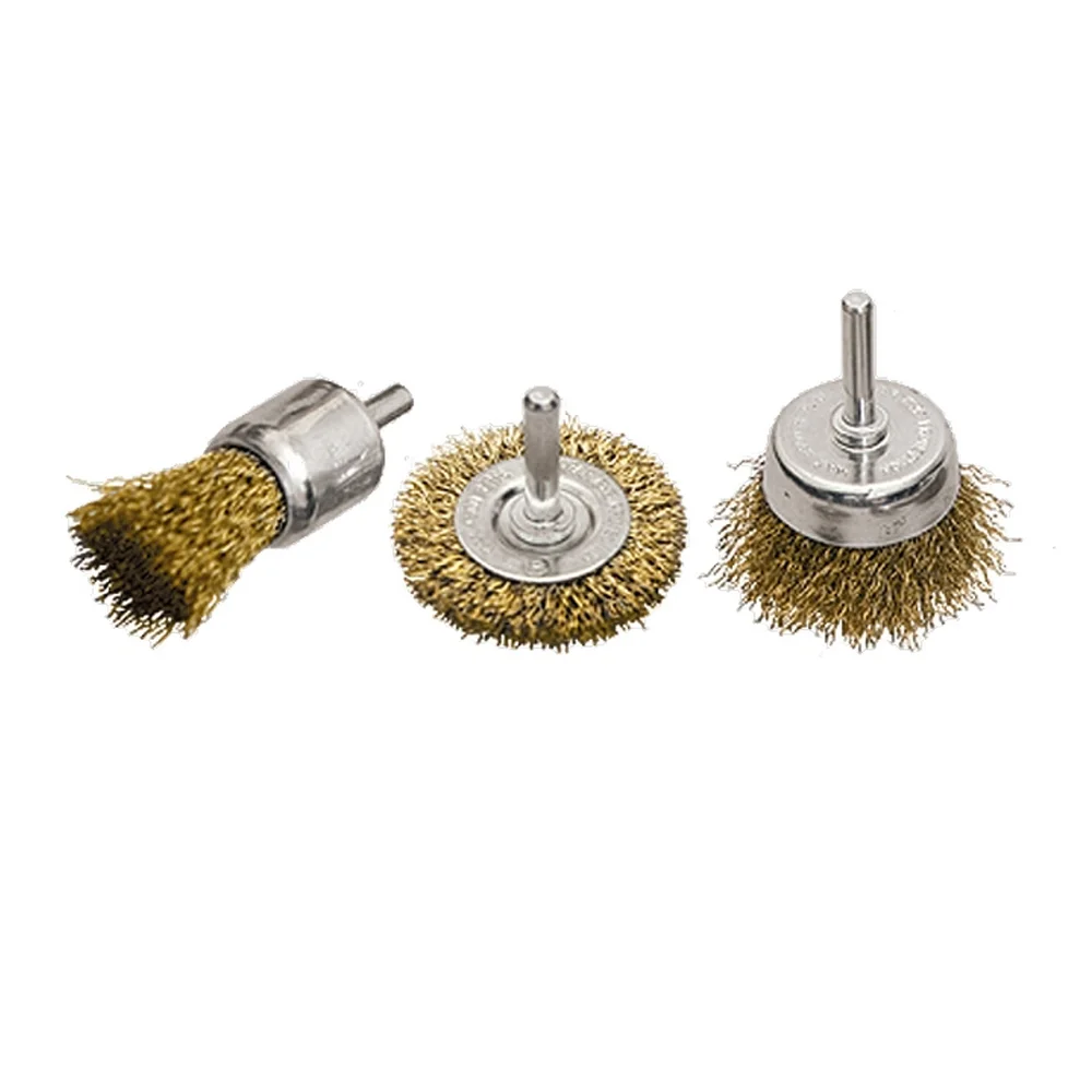 Jogo De Escova De Aço 3 Pçs Mtx-744869