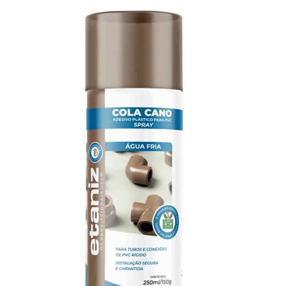 Cola Cano Adesivo Plástico Pvc - Água Fria 250ml/150g