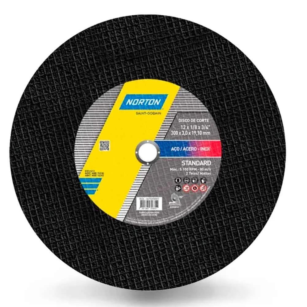 Disco Norton 12 Pol X2tx 3/4 Pol Standard 