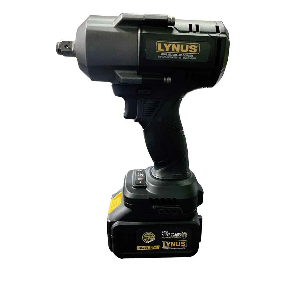 Chave Impacto 1/2 Pol Bateria 20v ICLI-20850 85kgf Lynus