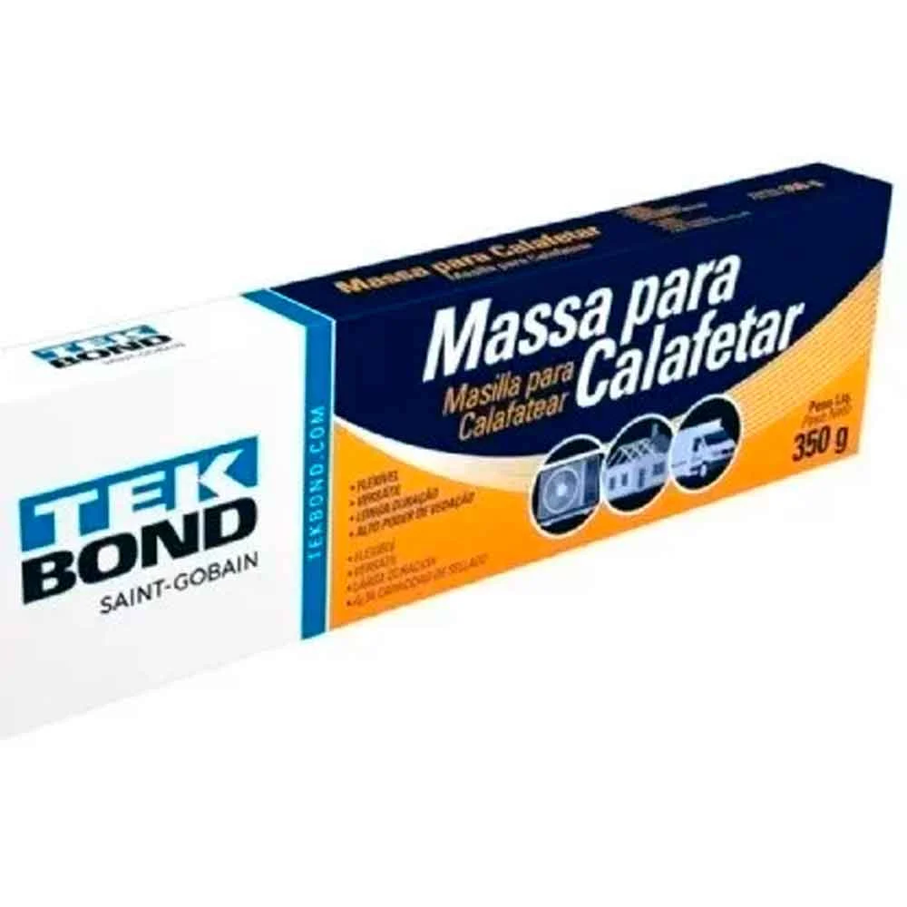 Massa Calafetar Filete Cinza 350g Tekbond