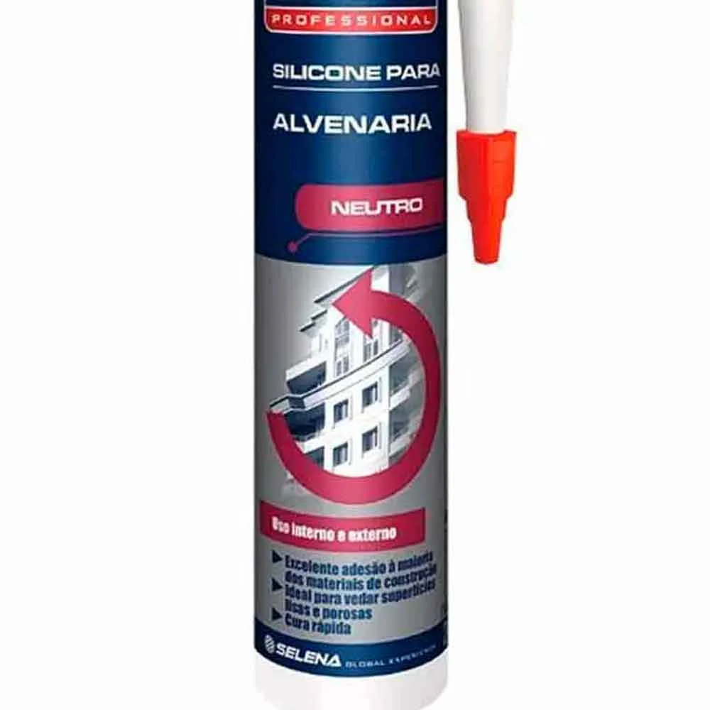 Silicone Cartucho 280gr Branco Neutro Tytan