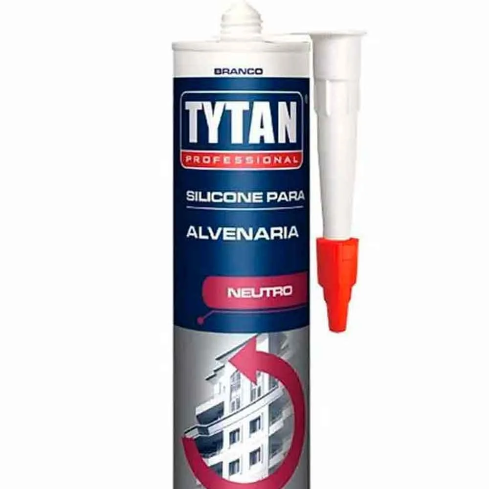 Silicone Cartucho 280gr Branco Neutro Tytan