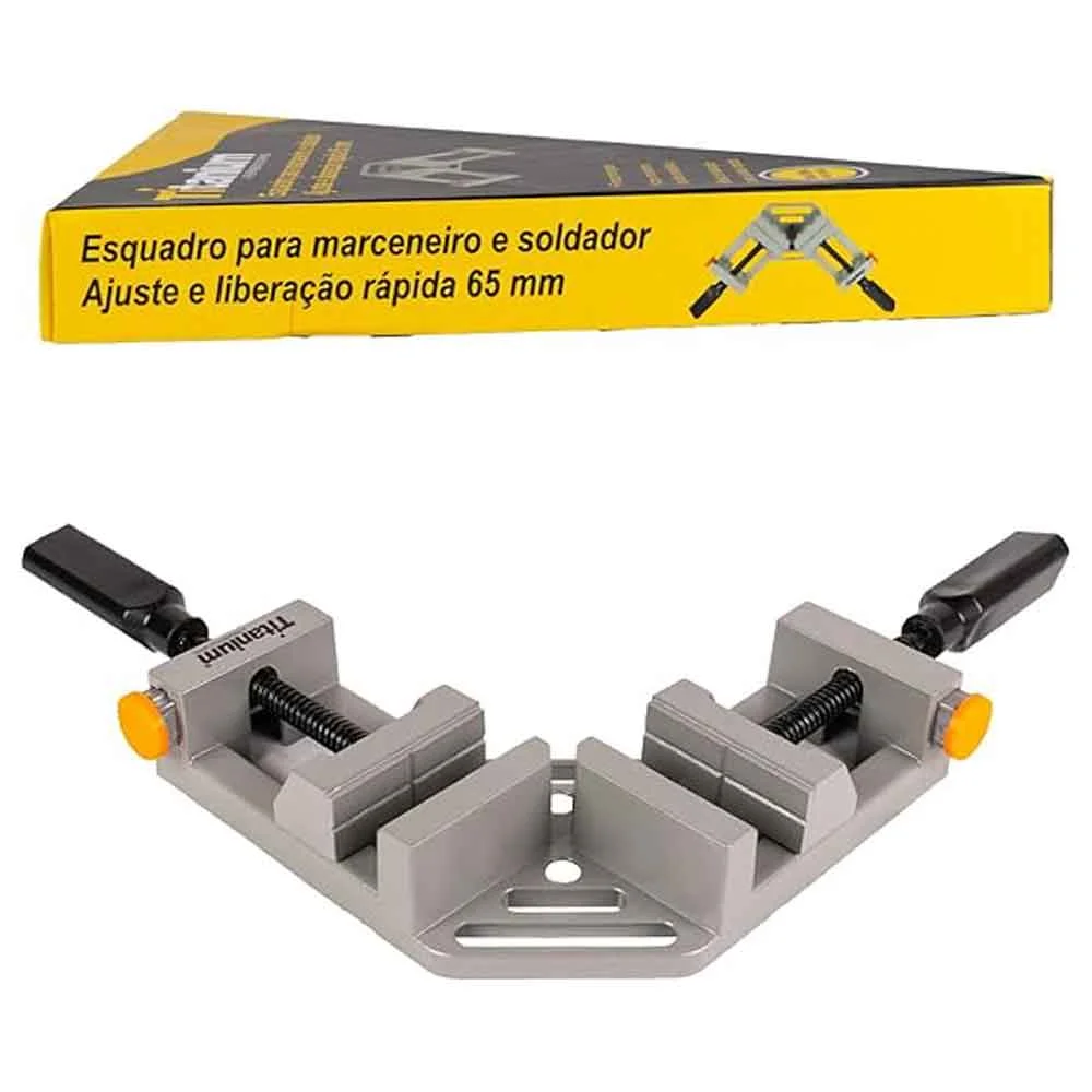 Esquadro P/ Soldador Marceneiro 65mm Titanium