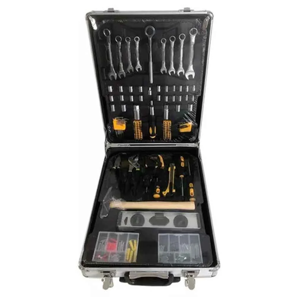 Jogo Ferramentas D C/ 254pcs e Maleta Aluminio Titanium