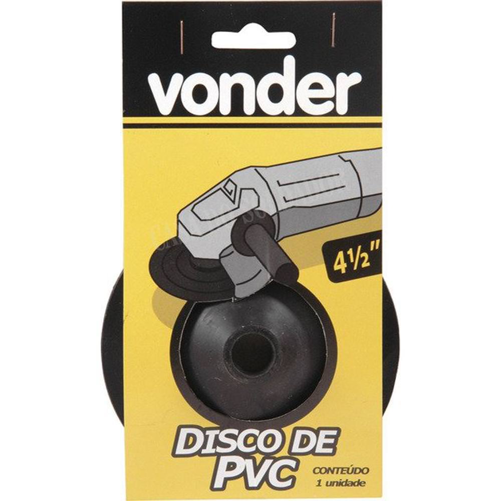 Disco de PVC para lixadeira 4.1/2 polegadas flexível Vonder