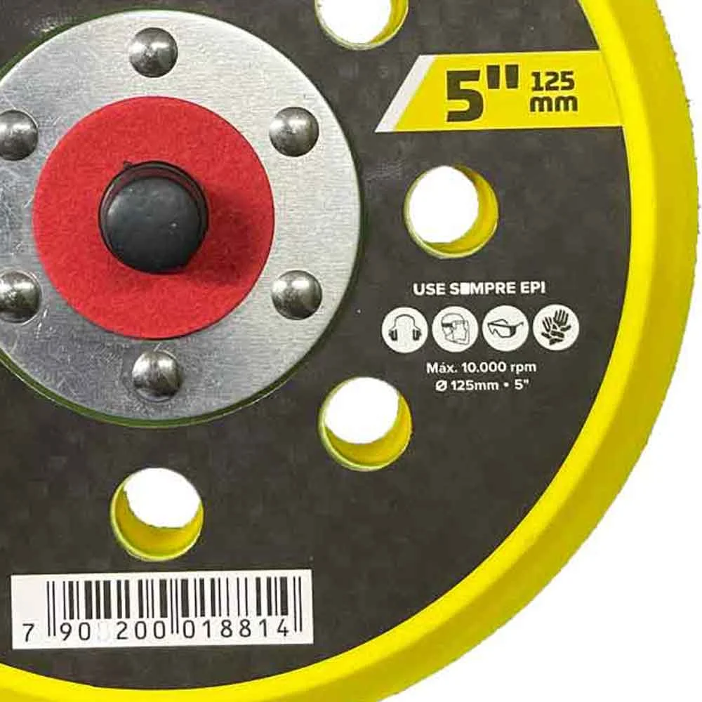 Disco P/ Lixad. Aspirada 05 Pol C/Furos Titanium