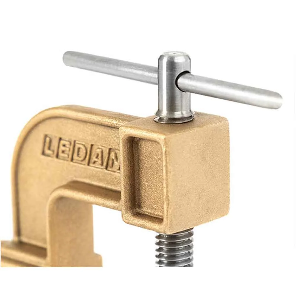 Grampo Terra C De Latão 600A Ledan 