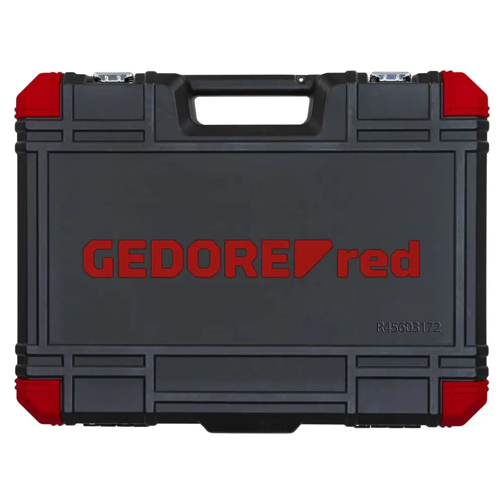 Jogo de Soquetes Encaixe 1/4 + 3/8 +1/2 Pol 172 Peças GEDORE