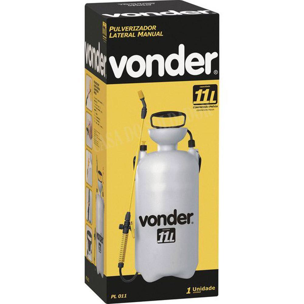 Pulverizador Lateral 11 litros compressão prévia PL 011 Vonder