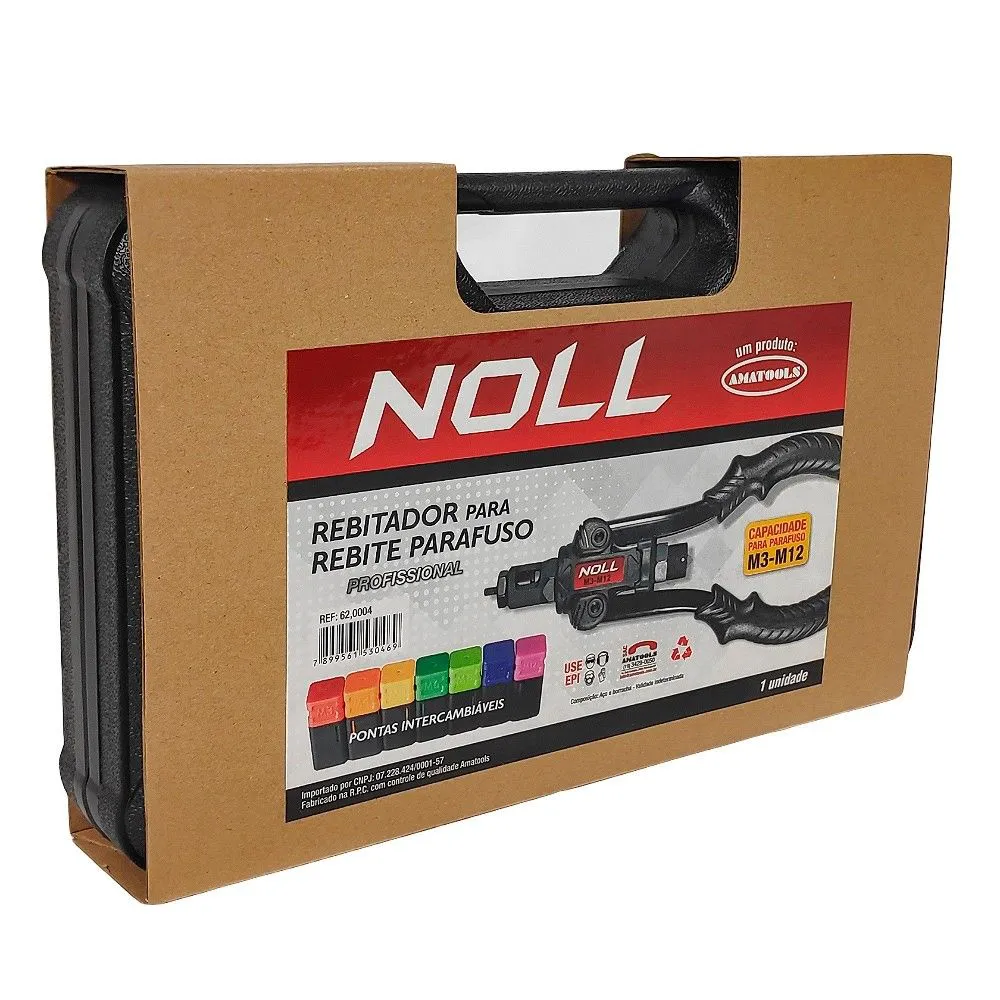 Rebitador De Rosca 3 A 12mm 11 Pol Noll