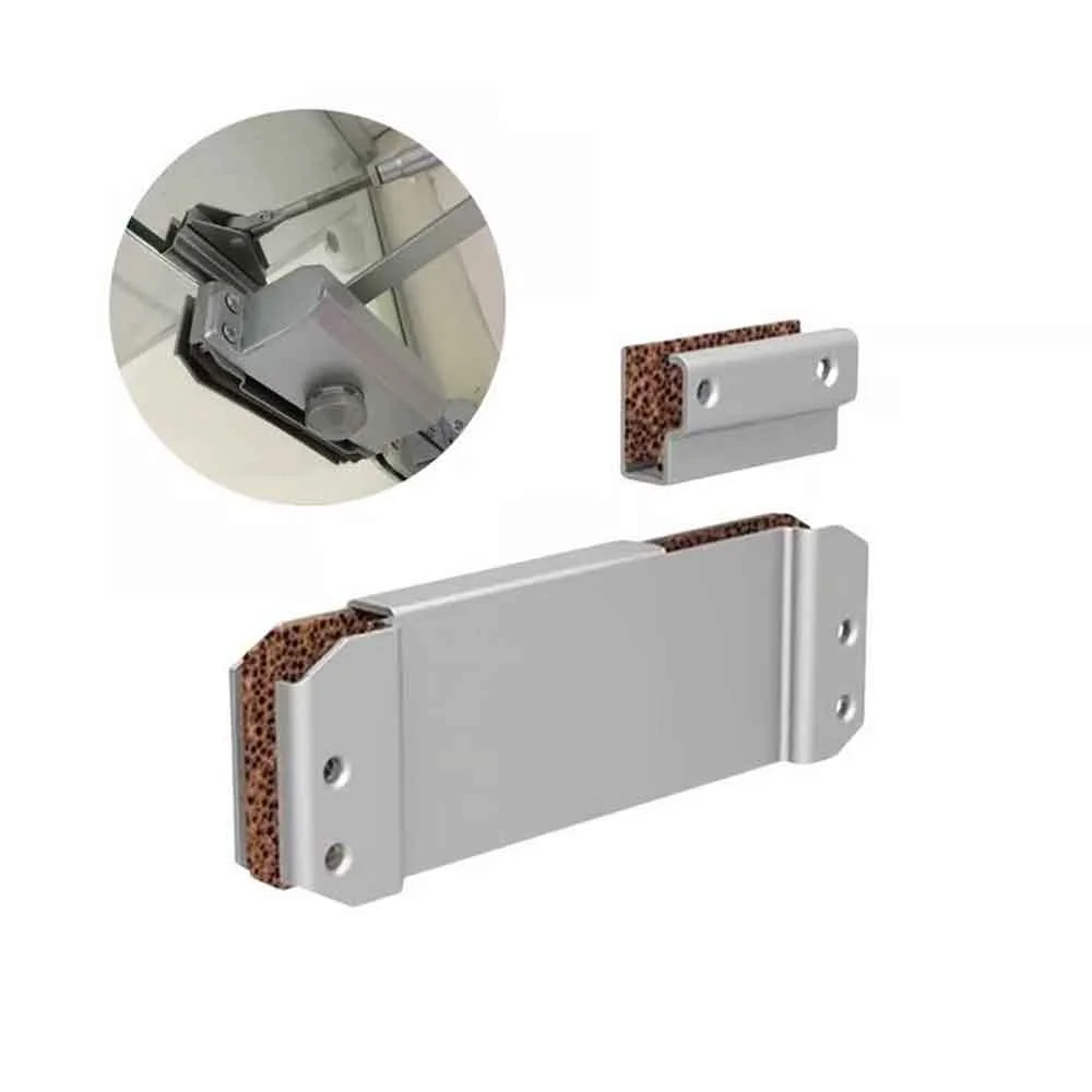 Suporte Mola Aerea A530 P/Vidro Prata Blister