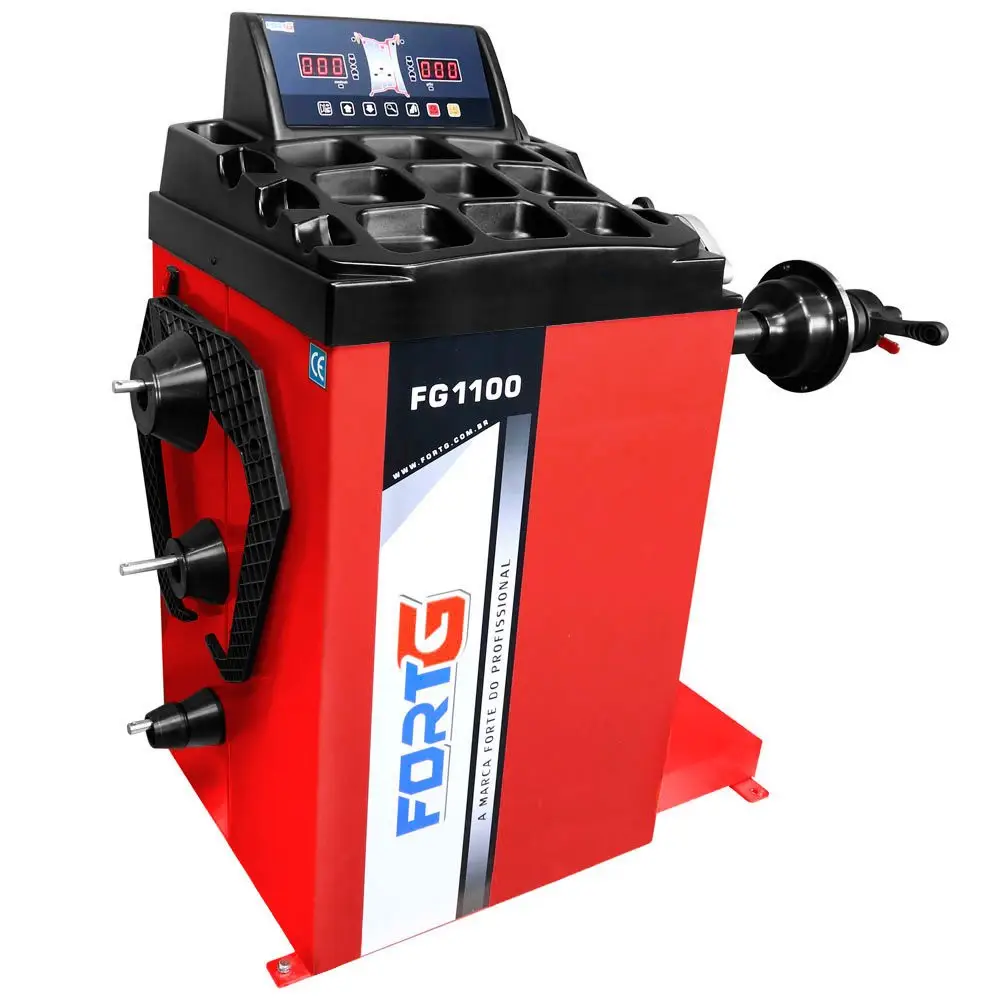 Balanceadora de Rodas Automática 220V Mono FG1100 FORTG Balanceadora de Rodas Automática 220V Mono FG1100 FORTG