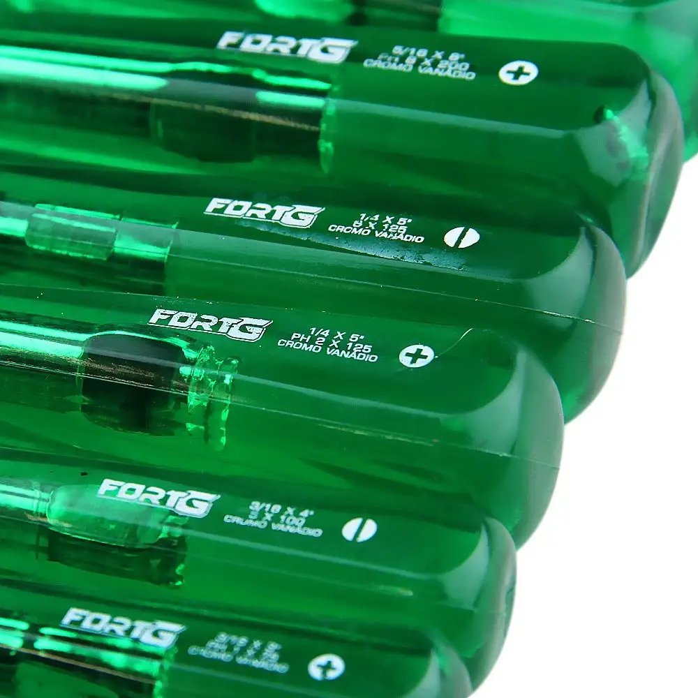 Jogo de Chaves Fenda e Phillips 7 Peças FG8180 Fortg