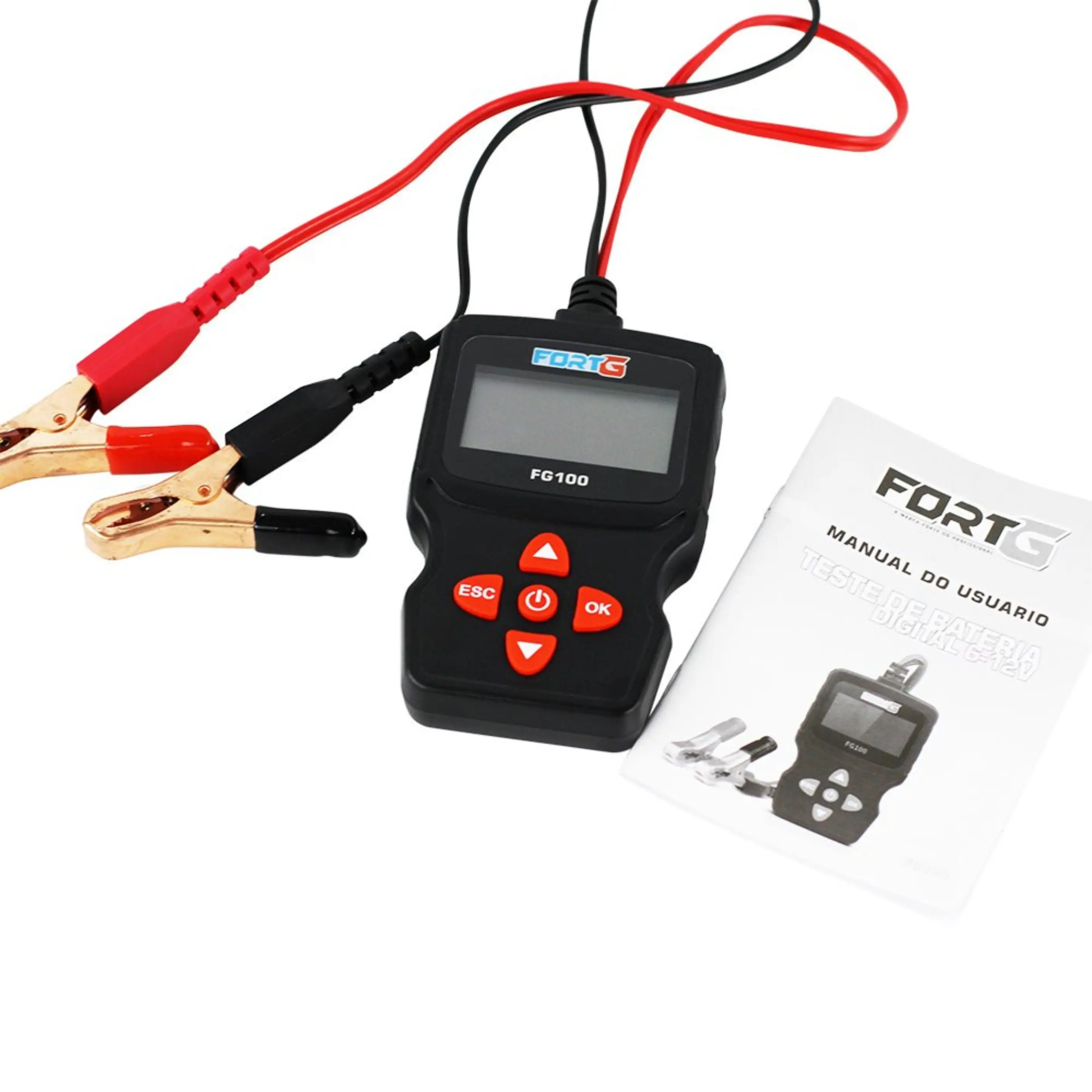Teste de Bateria Digital Automotivo 6-12V FG100 Fortg