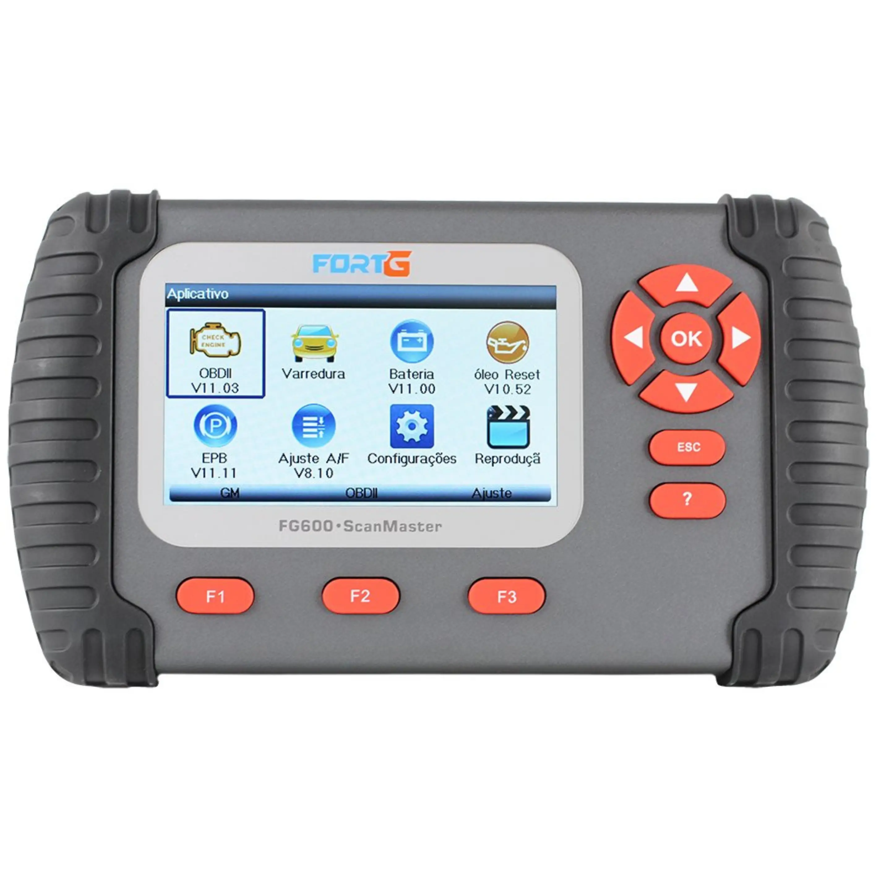 Scanner Leitor AF OBDII/EOBD CAN 7 Funções FG600 ScanMaster Fortg Scanner Leitor AF OBDII/EOBD CAN 7 Funções FG600 ScanMaster Fortg