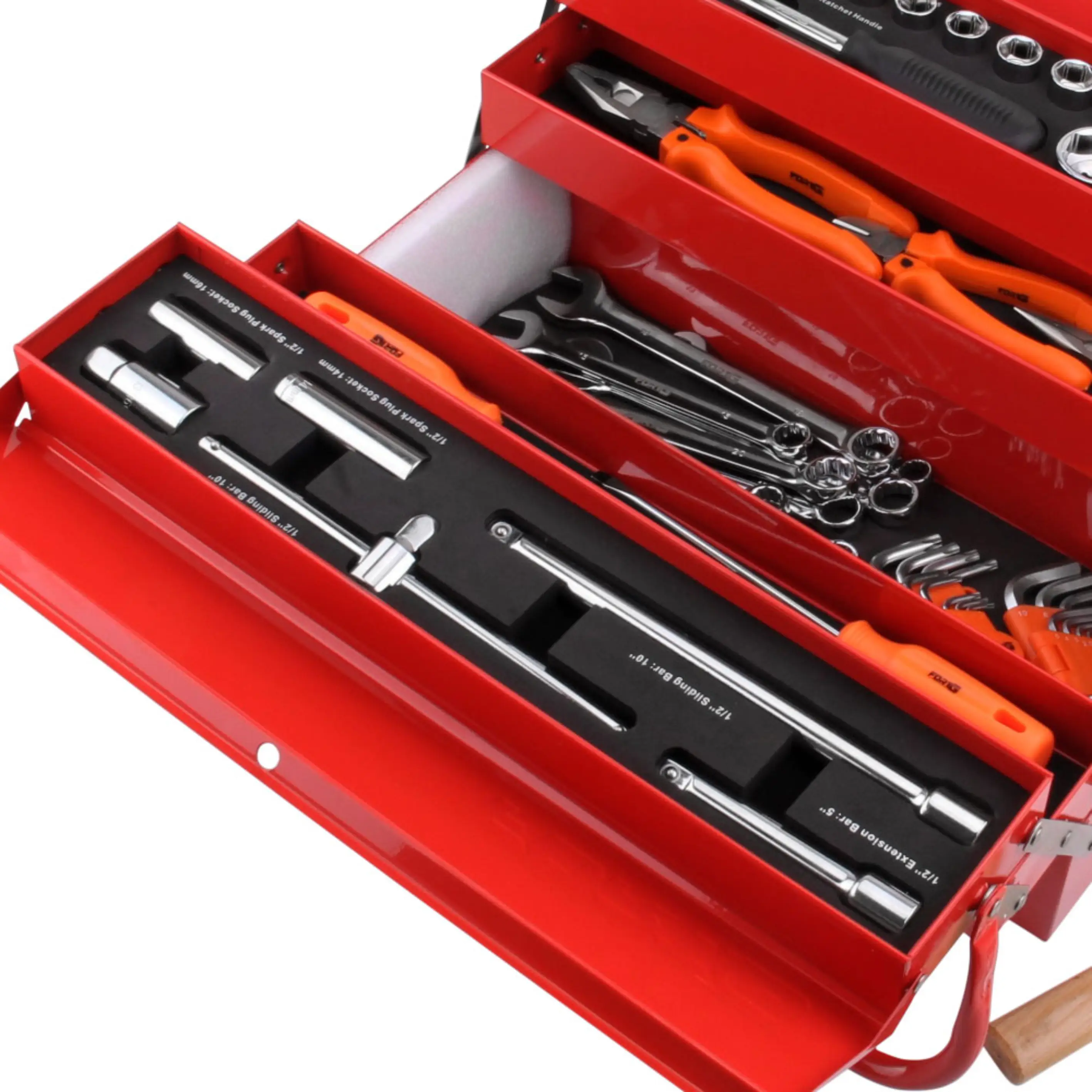 Caixa de Ferramentas Sanfonada 68 Peças FG6102 Fortg