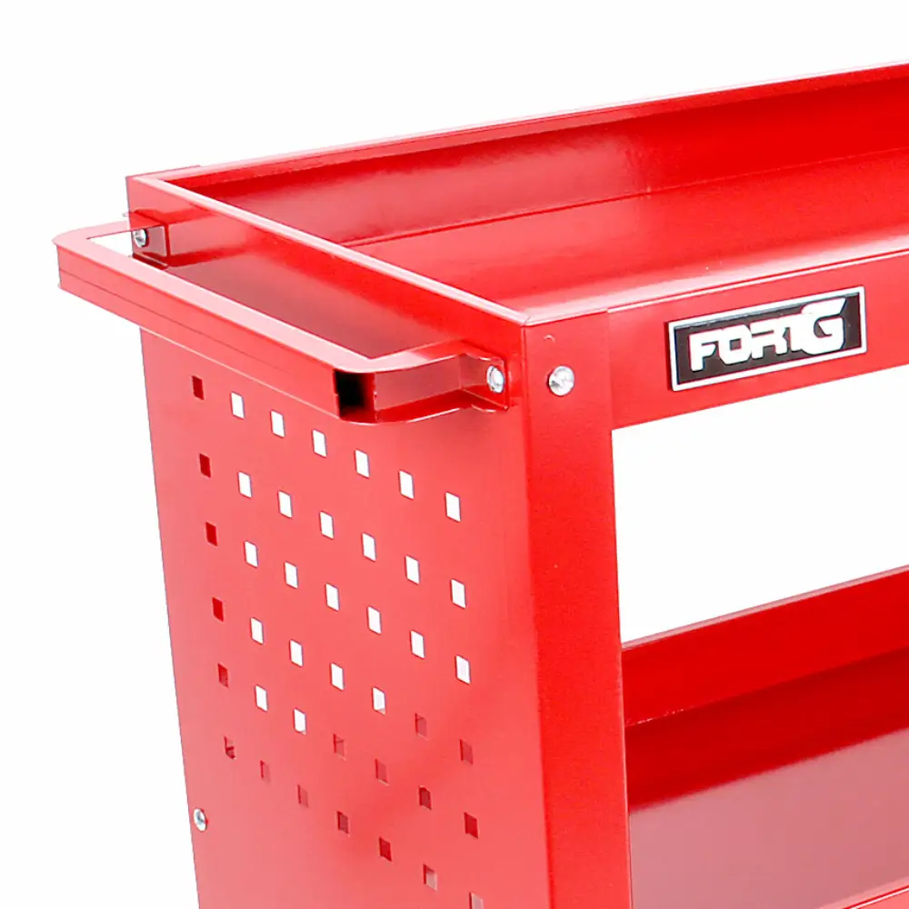 Carrinho Fechado 70x35x75cm com 3 Prateleiras FG6001S Fortg