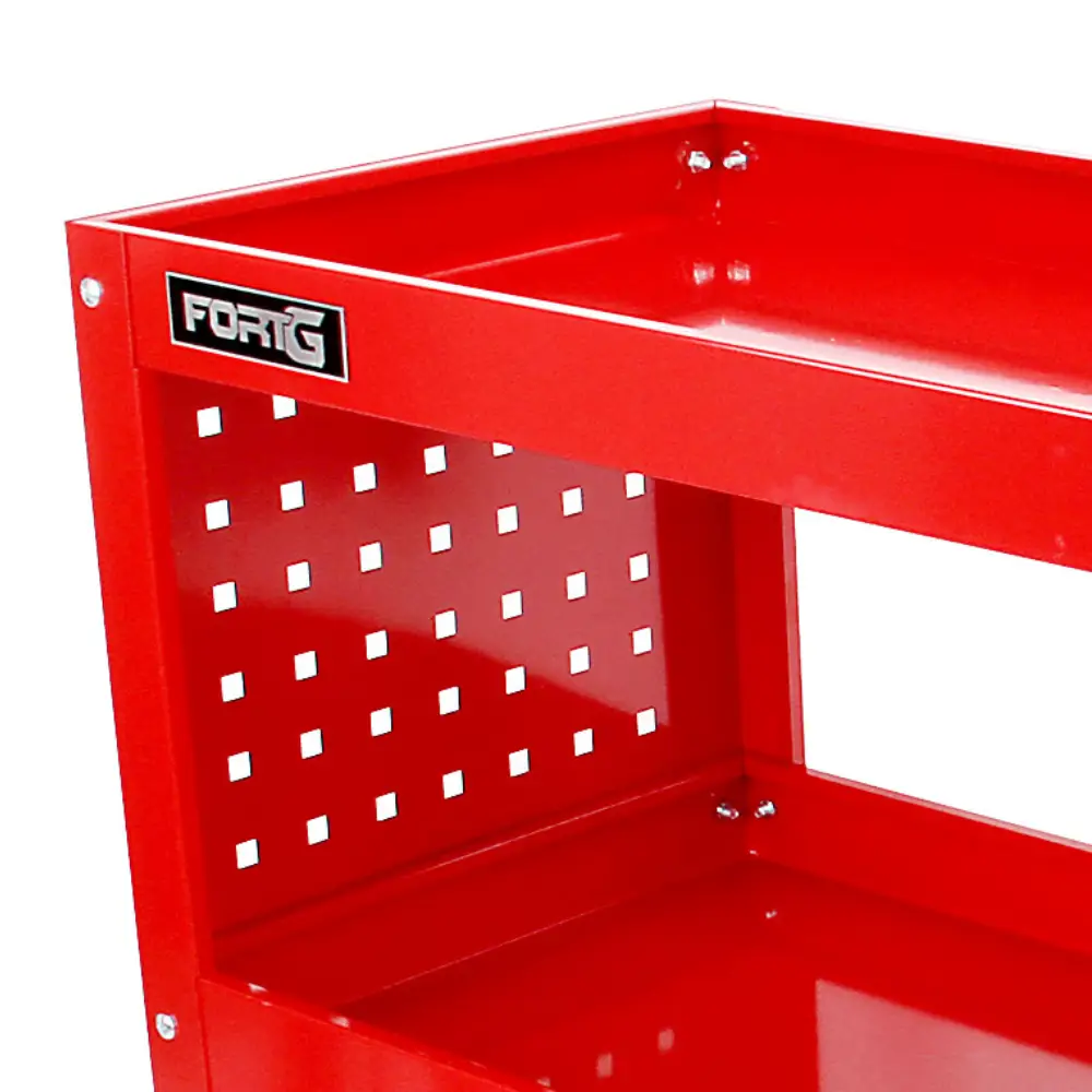 Carrinho Fechado 70x35x75cm com 3 Prateleiras FG6001S Fortg