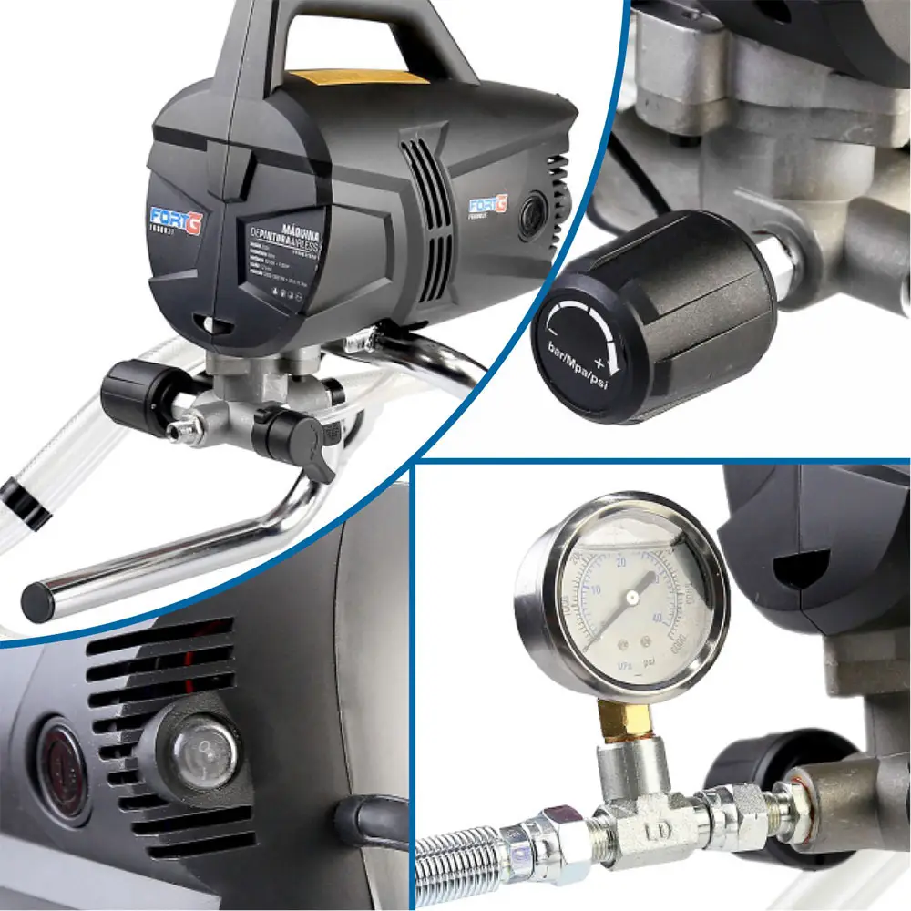Máquina de Pintura Airless 1.35HP 3000 PSI 127V FG6003T127 Fortg