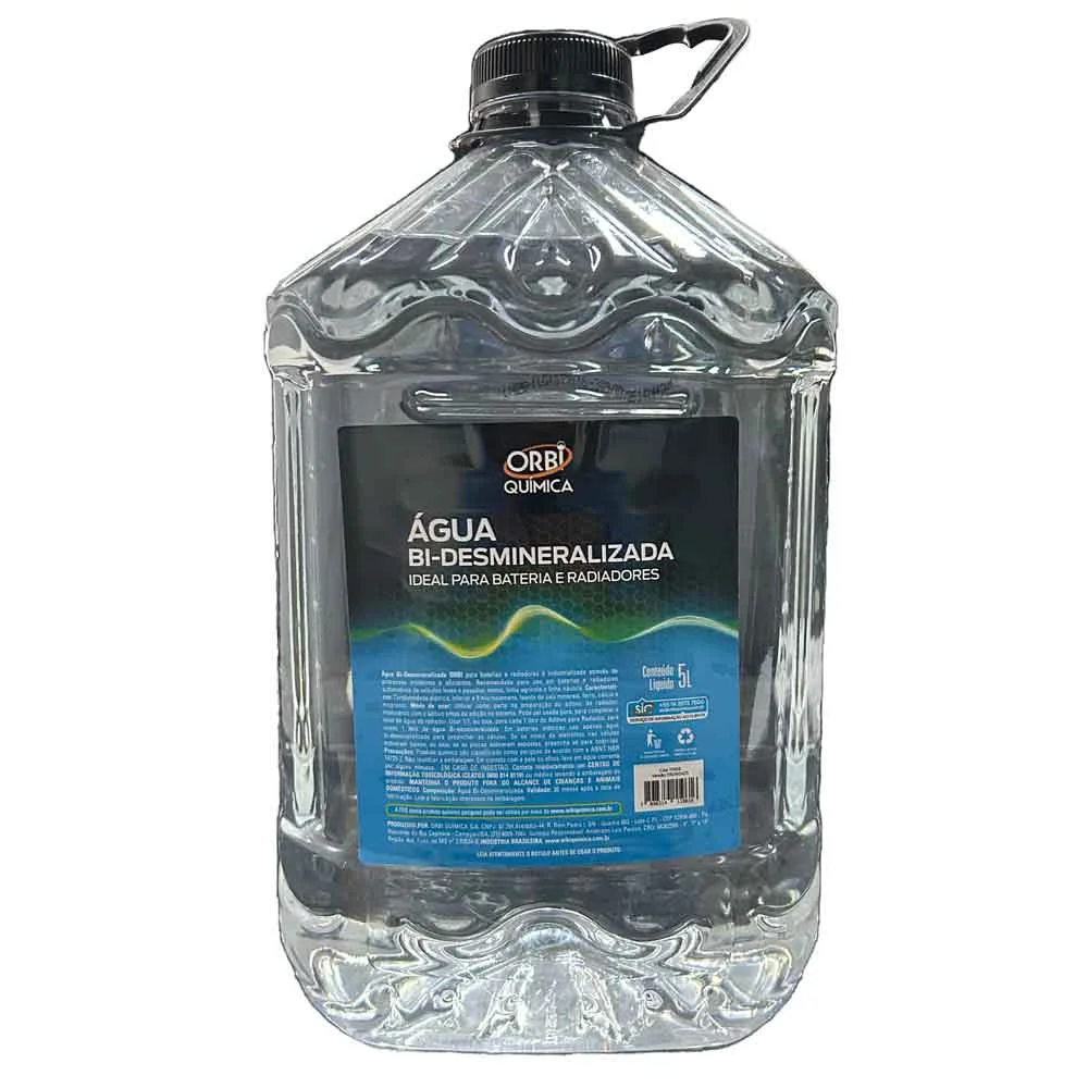 Água Desmineralizada Bateria/Radiador Orbi 05 Lt