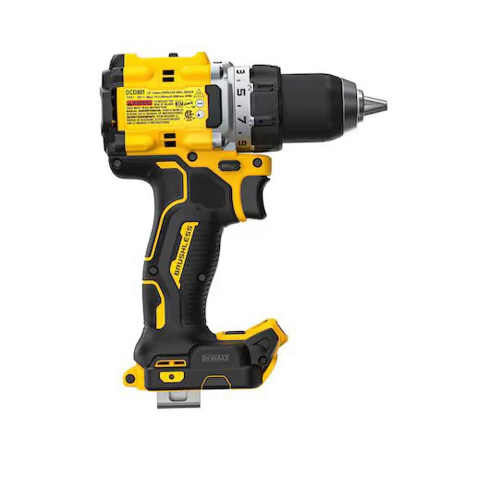 Furad/Paraf.Dewalt.1/2 Pol 20v DCD801B S/Bat 