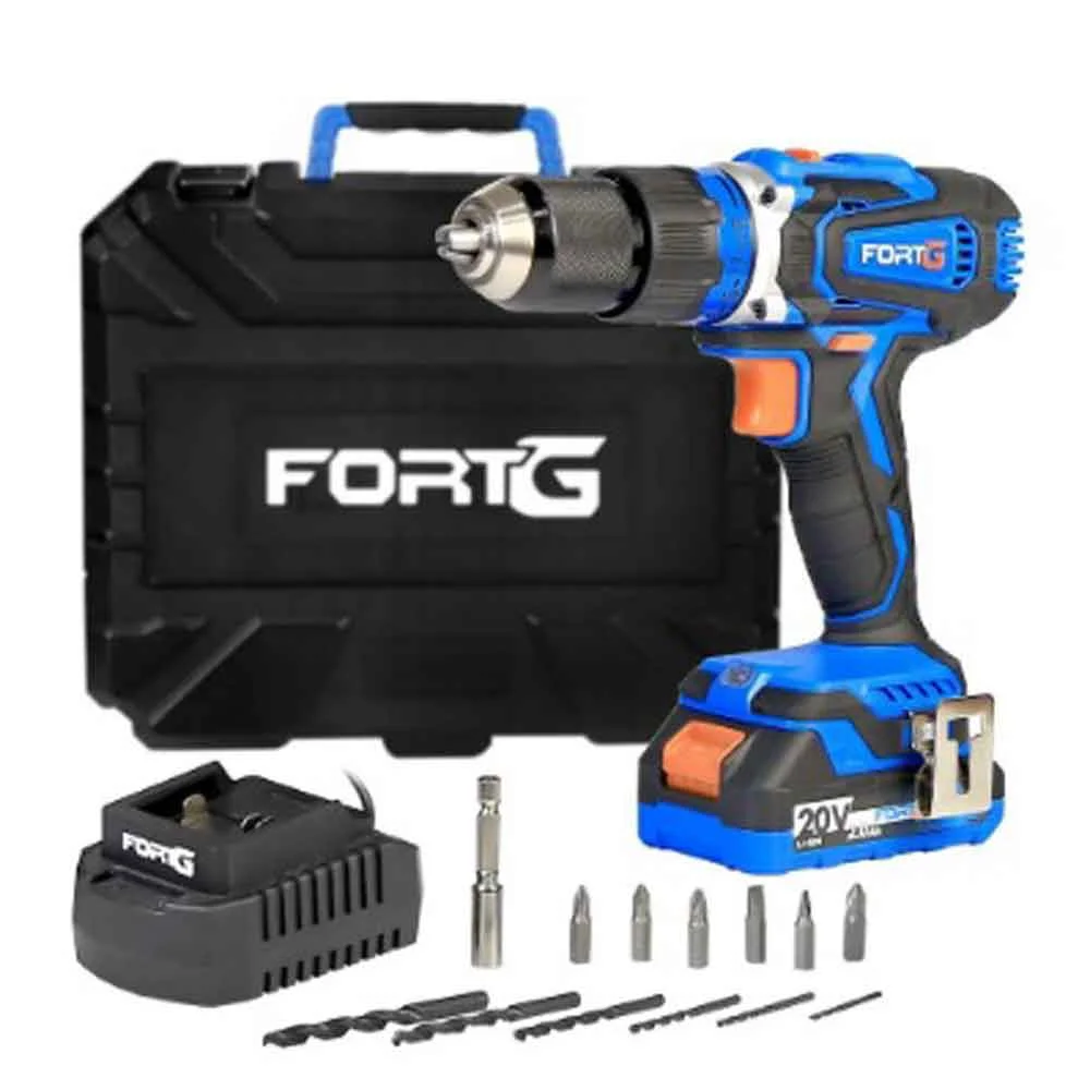 Parafusadeira/Furad Imp 20v 1bat/Car Fortg Pro