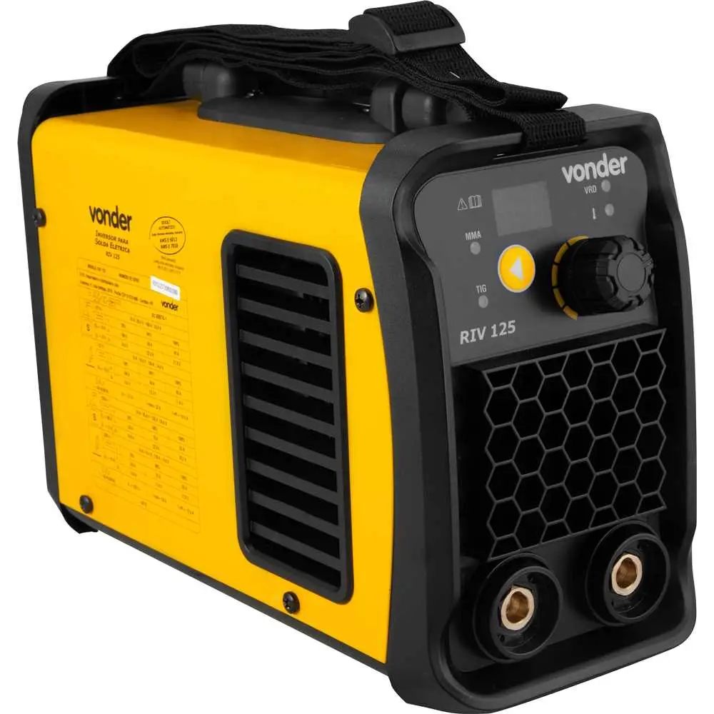Inversora para Eletrodo e TIG 120A RIV125 127V/220V com Maleta Vonder