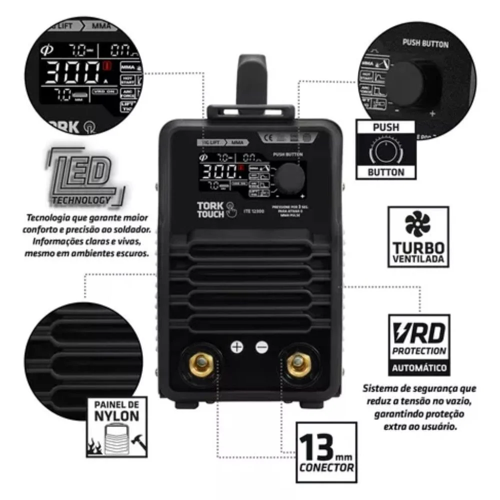 Inversora Tork 300a Touch Pulse ITE-12300 220v