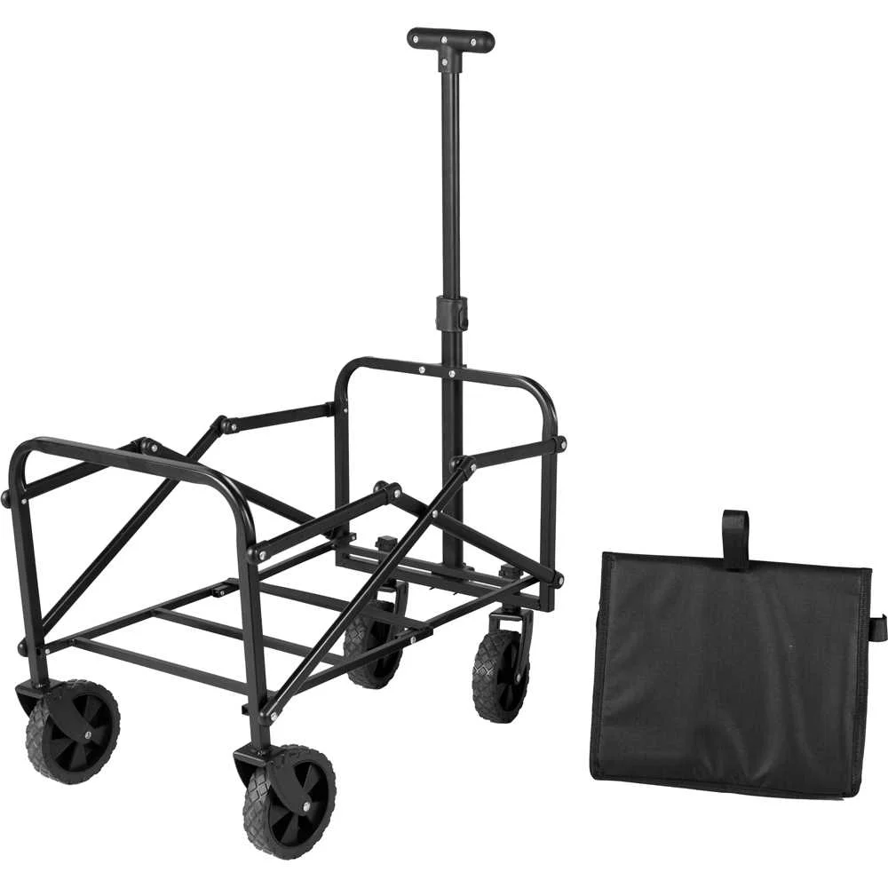 Carrinho Para Carga Dobravel 60kg Vonder Preto