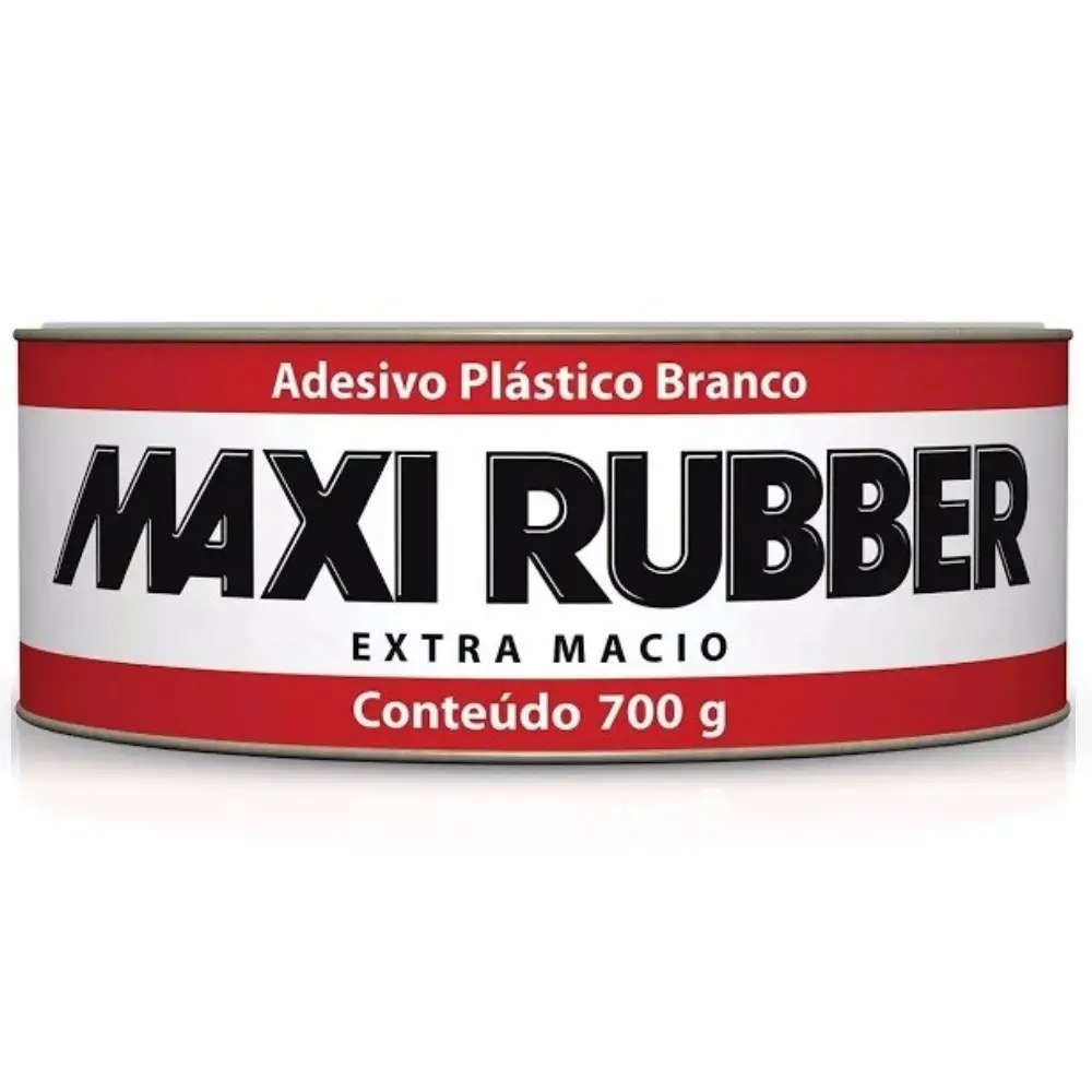 Adesivo Plástico Branco 700gr Maxi Rubber