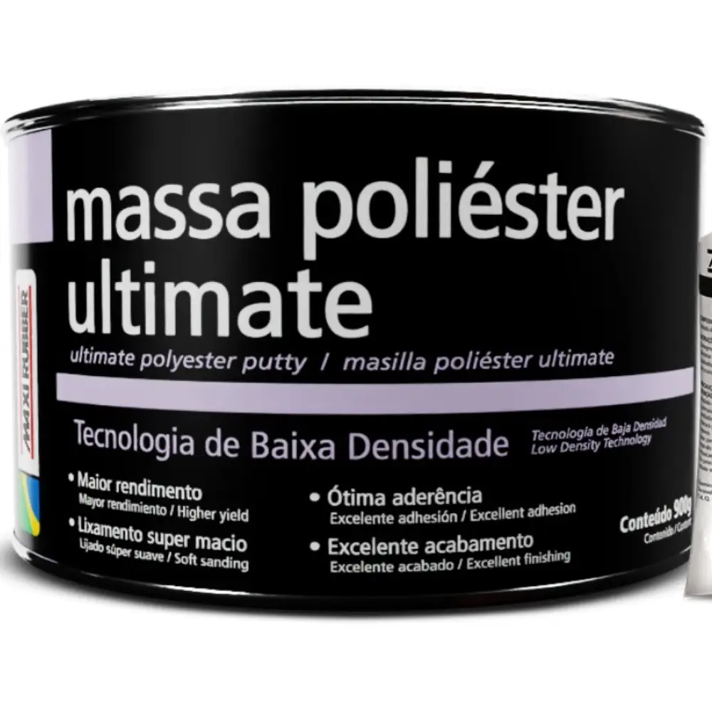 Massa Poliéster Ultimate 750g Maxi Rubber