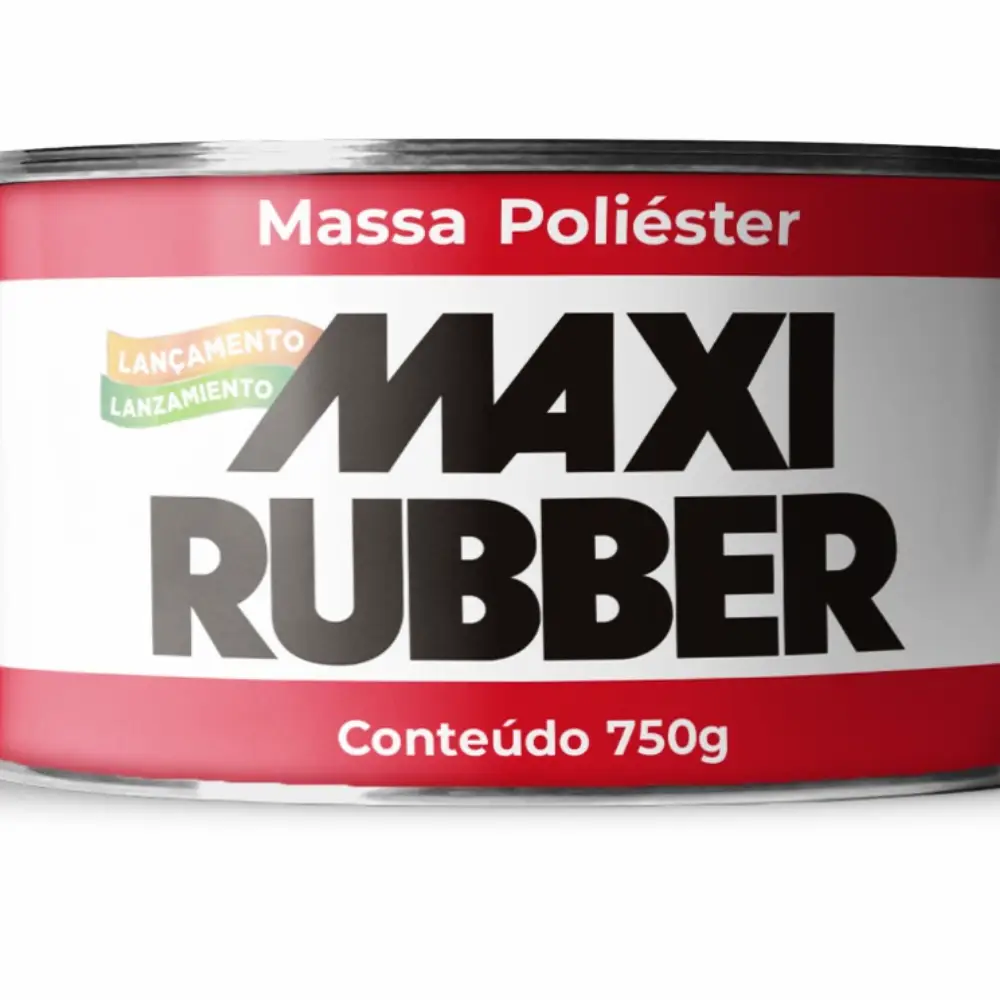 Massa Poliéster 750g Maxi Rubber