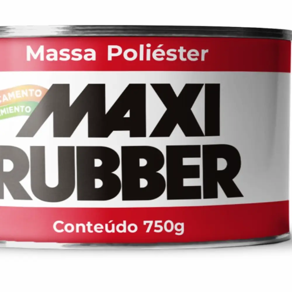 Massa Poliéster 750g Maxi Rubber