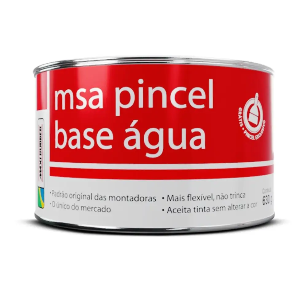Massa Vedação MSA Pincel 630g Maxi Rubber